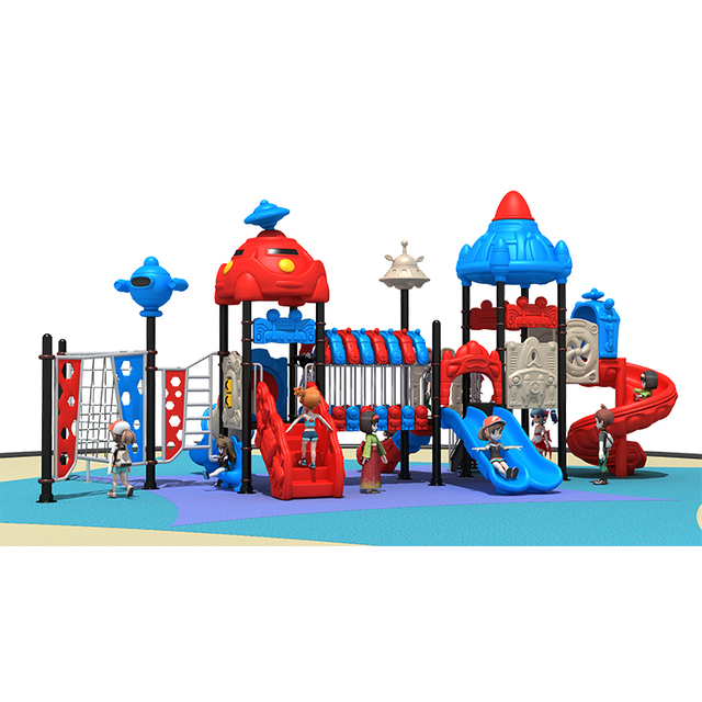 Grandes equipos de diversión al aire libre para niños Toboganes de plástico para niños Trampolín Swing Trampoline Residencial Slides Parque acuático diversión